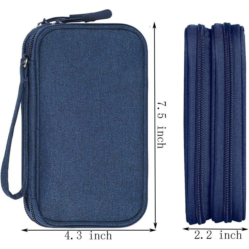 dealcase Electronics Accessories Organizer Bag, Portable Tech Gear Phone Accessories Storage Carrying Travel Case Bag for Charger USB Cables SD Memory Cards Earphone Flash Hard Drive â€“ Black - Image 2